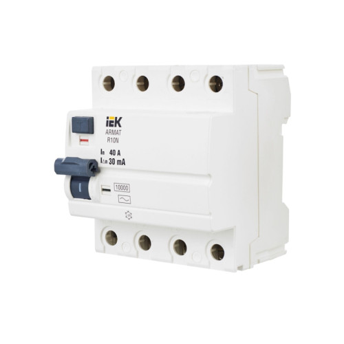 ARMAT ВДТ R10N 4P 40А 30мА тип A IEK