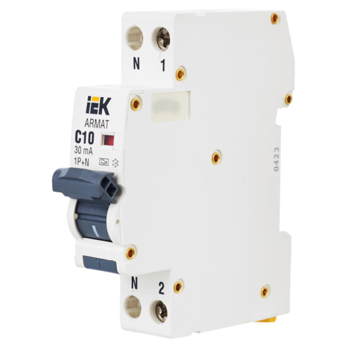 ARMAT АВДТ B06S 1P+NP C10 30мА тип A (18мм) IEK