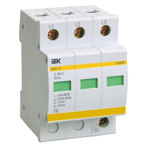 KARAT ОПС1-D УЗИП 3P In=5кА Un=230В Im=10кА IEK