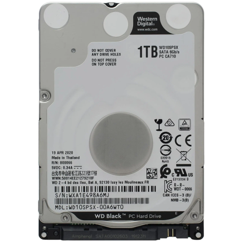 Жесткий диск HDD WD SATA3 1TB 2.5
