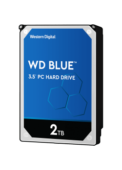 Жесткий диск/ HDD WD SATA3 2Tb Blue 7200 256Mb 3.5