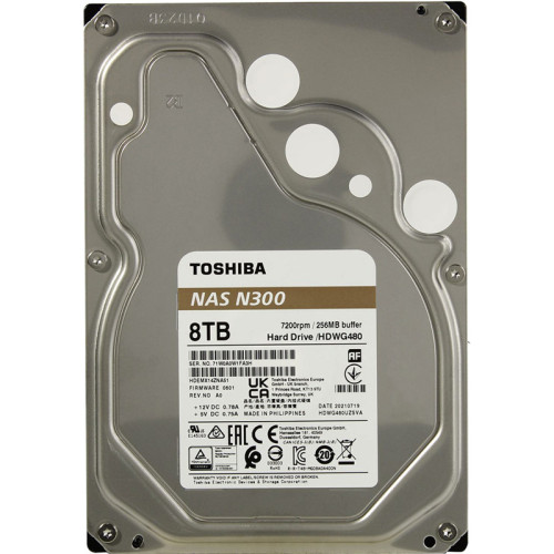 Жесткий диск/ HDD Toshiba N300 NAS SATA3 8Tb 3.5 Жесткий диск/ HDD Toshiba N300 NAS SATA3 8Tb 3.5