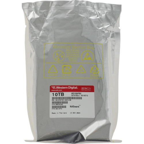 Жесткий диск WD SATA-III 10TB WD103KFBX NAS Red Pro (7200rpm) 512Mb 3.5
