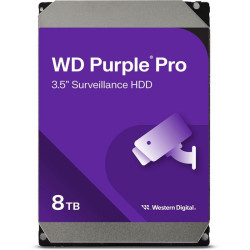 Жесткий диск/ HDD WD SATA3 8Tb Purple Pro 7200 rmp 256MB  1 year warranty (replacement WD8001PURP)