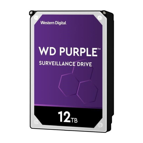 Жесткий диск HDD WD SATA3 12Tb Purple DV&NVR 7200 256Mb 1 year warranty