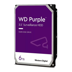 Жесткий диск/ HDD WD SATA3 6TB Purple 5400 RPM 256Mb 1 year warranty (replacement WD62PURZ, WD63PURZ)