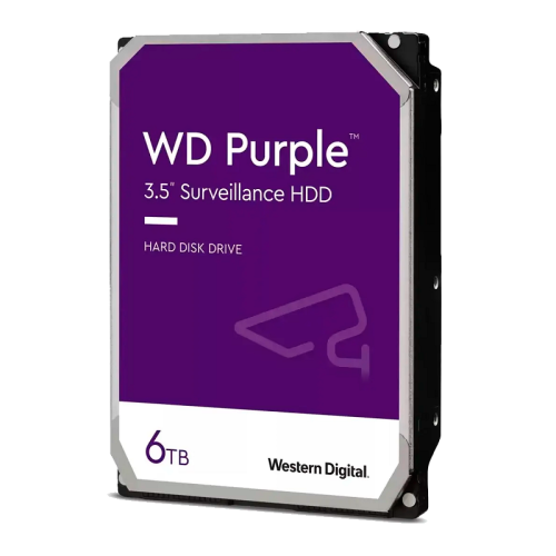 Жесткий диск/ HDD WD SATA3 6TB Purple 5400 RPM 256Mb 1 year warranty (replacement WD62PURZ, WD63PURZ)