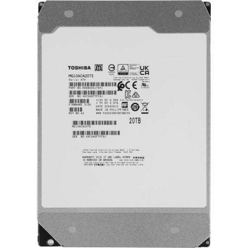 Жесткий диск Toshiba SATA-III 20TB MG10ACA20TE Server Enterprise Capacity 512E (7200rpm) 512Mb 3.5