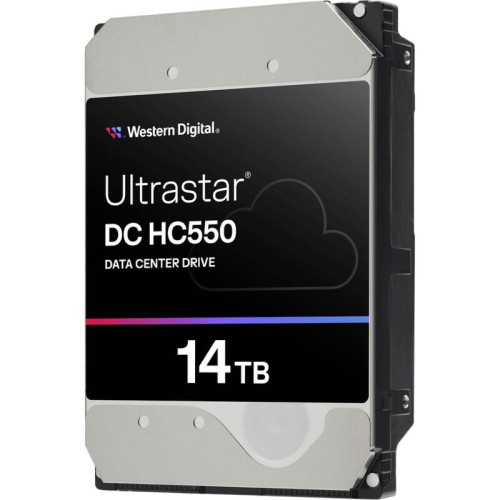 Жесткий диск/ HDD WD SAS Server 14Tb Ultrastar DC HC550 7200 12Gb/s 512MB 1 year warranty (replacement MG09SCA14TE, ST14000NM004J, ST14000NM002G)