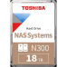 Жесткий диск/ HDD Toshiba N300  NAS SATA3 3.5