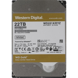 Жесткий диск WD SATA-III 22TB WD221KRYZ Gold 512E (7200rpm) 512Mb 3.5