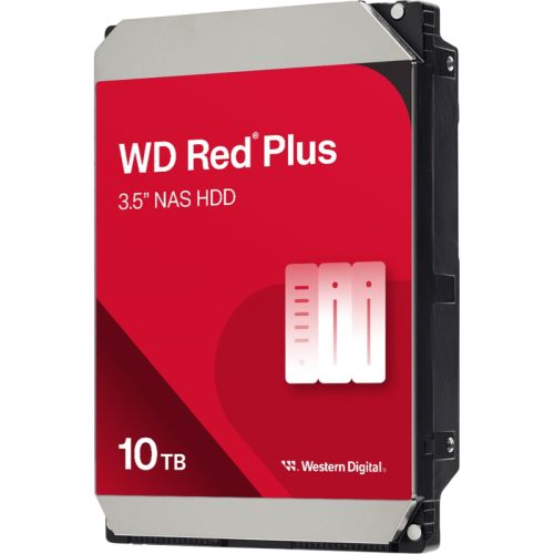 Жесткий диск Western Digital 10TB Red plus, Cache 512MB WD100EFGX