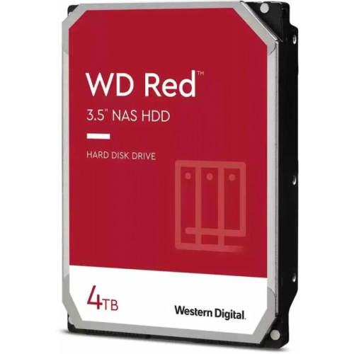 Жесткий диск HDD WD SATA3 4Tb NAS Red Plus 5400 256Mb 1 year warranty