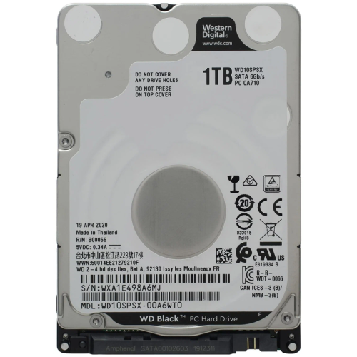 Жесткий диск HDD WD SATA3 1TB 2.5