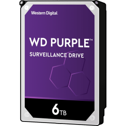 Жесткий диск/ HDD WD SATA3 6Tb Purple Video IntelliPower 5640rpm 128Mb 1 year warranty