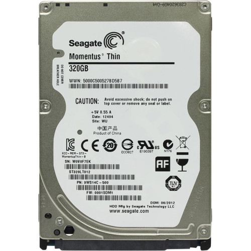 Жесткий диск/ HDD Seagate SATA 320Gb 2.5