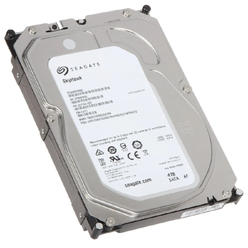 Жесткий диск/ HDD Seagate SATA3 4Tb 5900 Skyhawk Surveillance 256Mb 1 year warranty (replacement WD40PURZ, ST4000VX013, ST4000VX016)