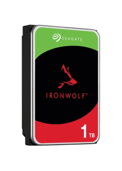 Жесткий диск/ HDD Seagate SATA IRONWOLF 1TB 5400rpm 256Mb 1 year warranty
