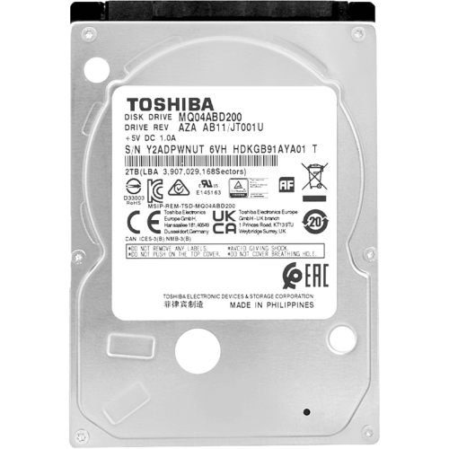Жесткий диск/ HDD Toshiba SATA 2TB 2.5
