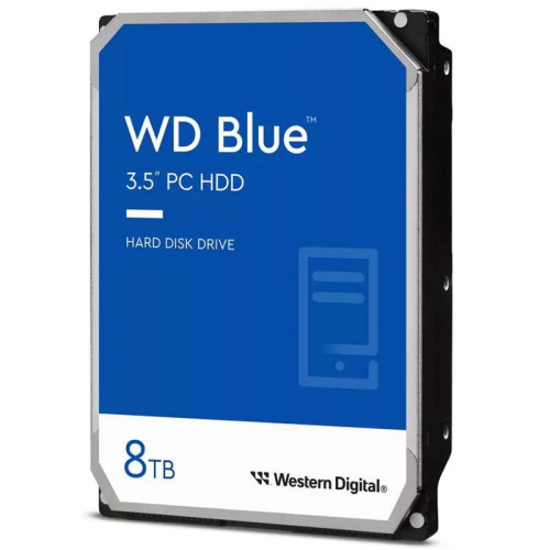 Жесткий диск WD SATA-III 8TB WD80EAAZ Desktop Blue (5640rpm) 256Mb 3.5