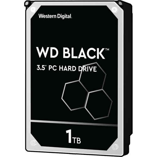 Жесткий диск/ HDD WD SATA3 1Tb Caviar Black 7200 64Mb 1 year warranty