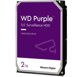 Жесткий диск HDD WD SATA3 2TB Purple Video 5400 RPM 64Mb 1 year warranty