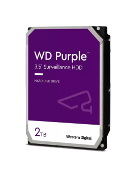 Жесткий диск/ HDD WD SATA3 2TB Purple Video 5400 RPM 64Mb 1 year warranty