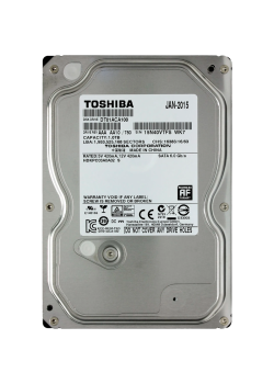 Жесткий диск/ HDD Toshiba SATA3 1Tb 7200 32Mb (clean pulled) 1 year warranty