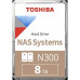 Жесткий диск/ HDD Toshiba N300 NAS SATA3 8Tb 3.5 Жесткий диск/ HDD Toshiba N300 NAS SATA3 8Tb 3.5