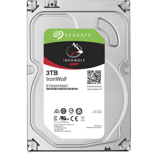 Жесткий диск/ HDD Seagate SATA3 3Tb IronWolf NAS 5900 64Mb 1 year warranty Жесткий диск/ HDD Seagate SATA3 3Tb IronWolf NAS 5900 64Mb 1 year warranty