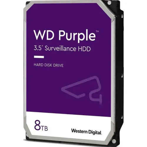 Жесткий диск/ HDD WD SATA3 8Tb Purple 5640 256Mb 1 year warranty