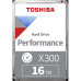 Жесткий диск/ HDD Toshiba X300 SATA3 16Tb 3.5