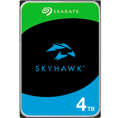 Жесткий диск HDD Seagate SATA3 4TB 5400 RPM Skyhawk 256Mb 1 year warranty (replacement ST4000VX016, ST4000VX005, ST4000VX013, ST4000VX007, WD43PURZ)