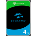Жесткий диск HDD Seagate SATA3 4TB 5400 RPM Skyhawk 256Mb 1 year warranty (replacement ST4000VX016, ST4000VX005, ST4000VX013, ST4000VX007, WD43PURZ)