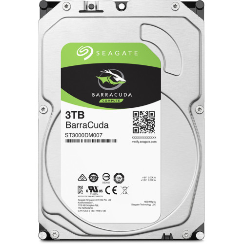 Жесткий диск/ HDD Seagate SATA3 3Tb Barracuda 5400 256Mb 1 year warranty Жесткий диск/ HDD Seagate SATA3 3Tb Barracuda 5400 256Mb 1 year warranty