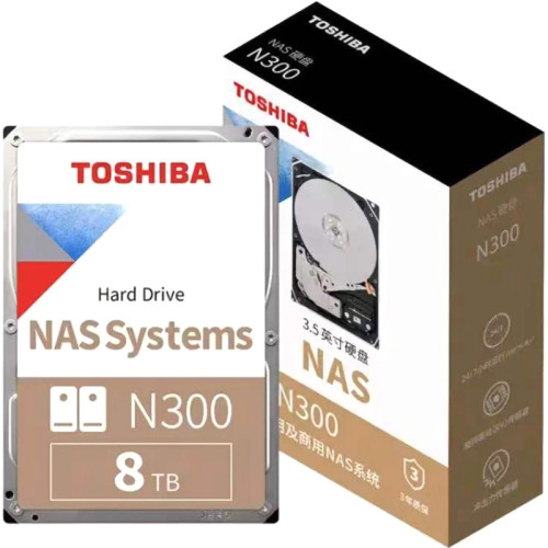 Жесткий диск/ HDD Toshiba N300 NAS SATA3 8Tb 3.5