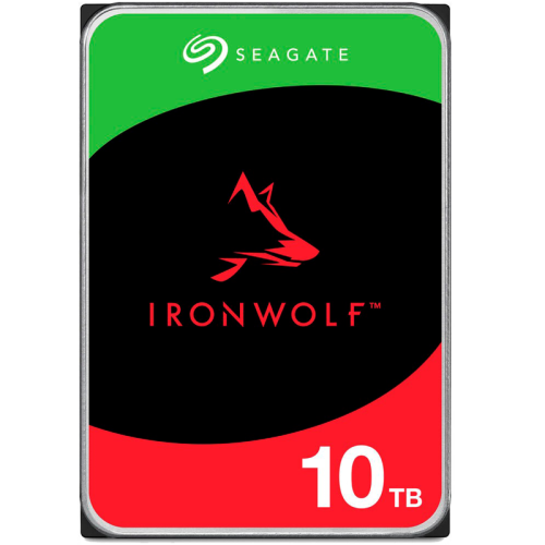 Жесткий диск HDD Seagate SATA3 10Tb IronWolf NAS 7200 256Mb 1 year warranty (replacement ST10000VN0004, ST10000VN0008)