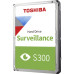 Жесткий диск/ HDD Toshiba SATA3 1Tb Surveillance S300 (CMR)  5700  64Mb 1 year warranty