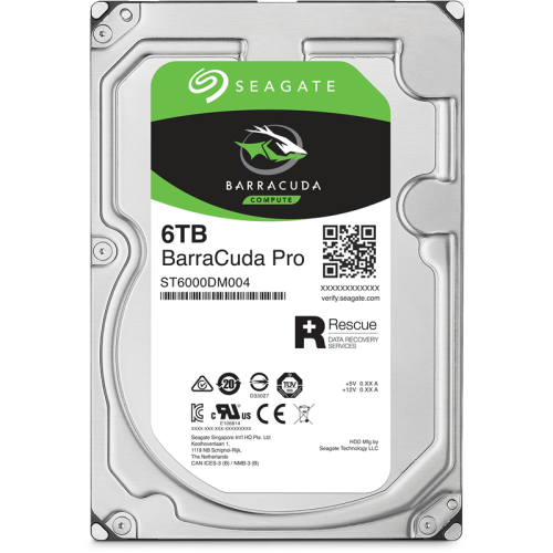 Жесткий диск/ HDD Seagate SATA 6Tb Barracuda Pro Guardian 7200 6Gb/s 256Mb 1 year warranty Жесткий диск/ HDD Seagate SATA 6Tb Barracuda Pro Guardian 7200 6Gb/s 256Mb 1 year warranty