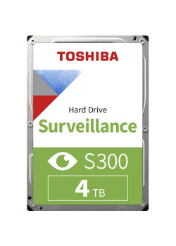 Жесткий диск HDD Toshiba SATA3 4Tb Surveillance S300 (SMR) 5400  256Mb 1 year warranty (replacement HDWT740UZSVA, WD42PURZ)