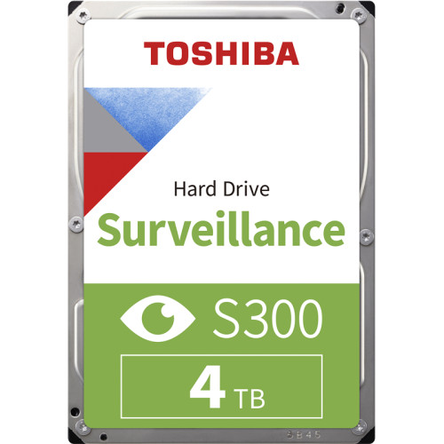 Жесткий диск HDD Toshiba SATA3 4Tb Surveillance S300 (SMR) 5400  256Mb 1 year warranty (replacement HDWT740UZSVA, WD42PURZ)