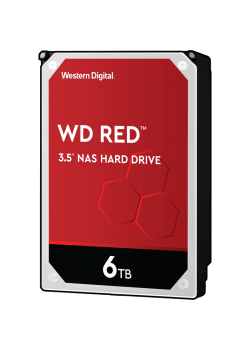 Жесткий диск HDD WD SATA3 6Tb NAS Red 5400 256Mb 1 year warranty