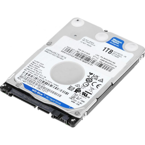 Жесткий диск WD SATA-III 1Tb WD10SPZX Notebook Blue (5400rpm) 128Mb 2.5