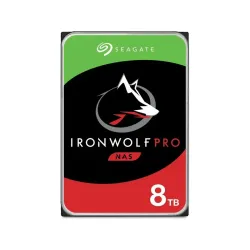 Жесткий диск HDD Seagate SATA3 8TB NAS Ironwolf Pro 6Gb\s 7200 256Mb 1 year warranty (replacement ST8000VN0022, ST8000NE001)