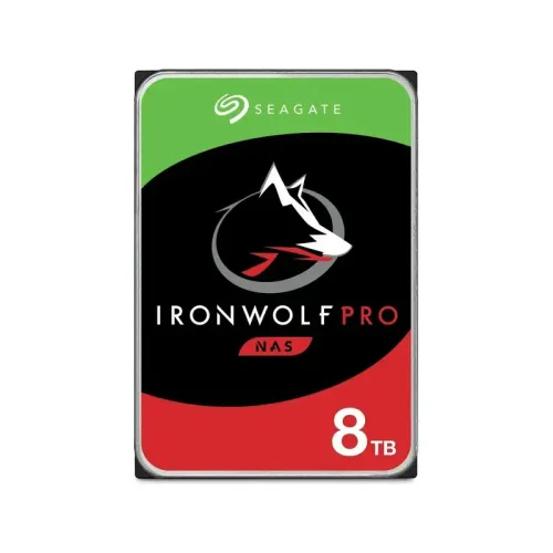 Жесткий диск HDD Seagate SATA3 8TB NAS Ironwolf Pro 6Gb\s 7200 256Mb 1 year warranty (replacement ST8000VN0022, ST8000NE001)