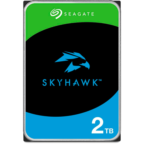 Жесткий диск HDD Seagate SATA 2Tb  SkyHawk  5400 rmp 6Gb/s 256Mb 1 year warranty