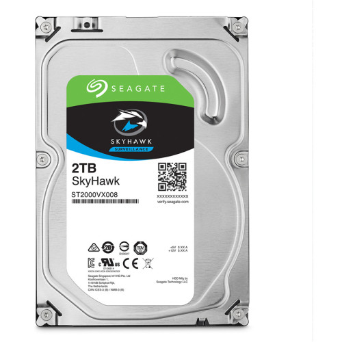 Жесткий диск/ HDD Seagate SATA 2Tb SkyHawk Surveillance HDD 64Mb 1 year warranty Жесткий диск/ HDD Seagate SATA 2Tb SkyHawk Surveillance HDD 64Mb 1 year warranty