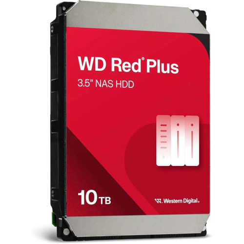 Жесткий диск Western Digital 10TB Red plus, Cache 512MB WD100EFGX