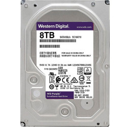 Жесткий диск/ HDD WD SATA3 8Tb Purple 5640 128Mb 1 year warranty (replacement WD82PURZ, WD84PURZ)