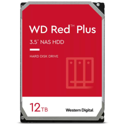 Жесткий диск/ HDD WD SATA3 12Tb Red Plus 7200 256Mb 1 year warranty